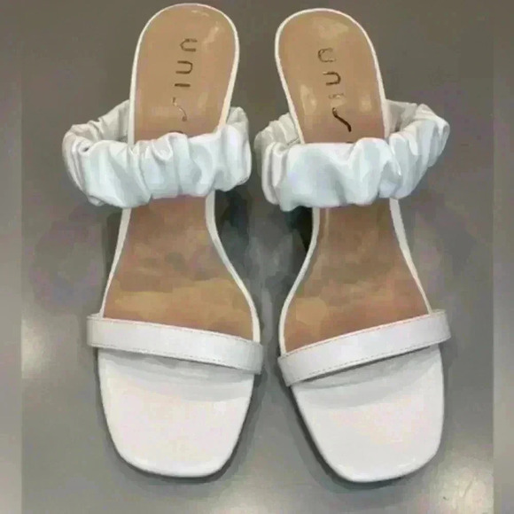 UNISA WOMENS CYLA SLIDE SANDAL‎ - WHITE - Picture 5 of 8